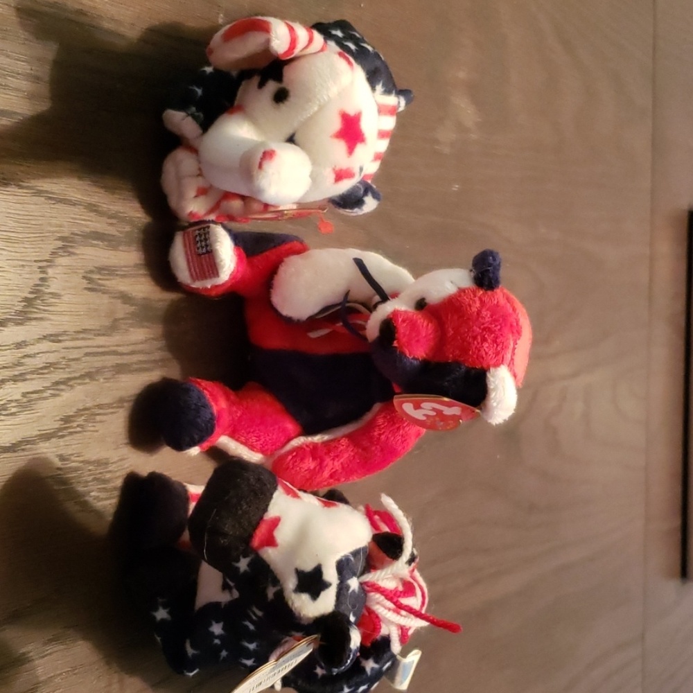 Patriotic Beanie babies